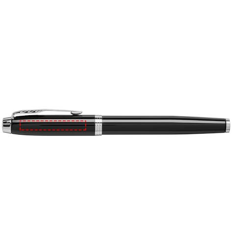 Parker IM Tintenroller: Rollerball pen cap · Laser engraving