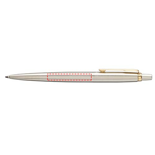 Parker Jotter Edelstahl Kugelschreiber: Ballpoint pen barrel · Laser engraving
