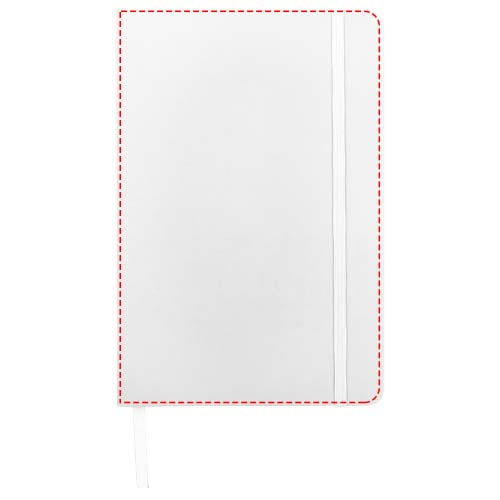 Spectrum A5 notebook with blank pages: Front · Digital print