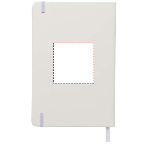 Spectrum A5 notebook with blank pages: Back · Full color doming
