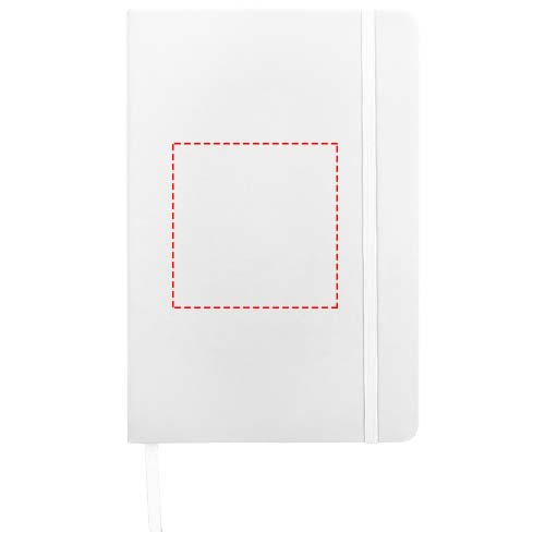 Spectrum A5 notebook with blank pages: Front · Embossing/Debossing
