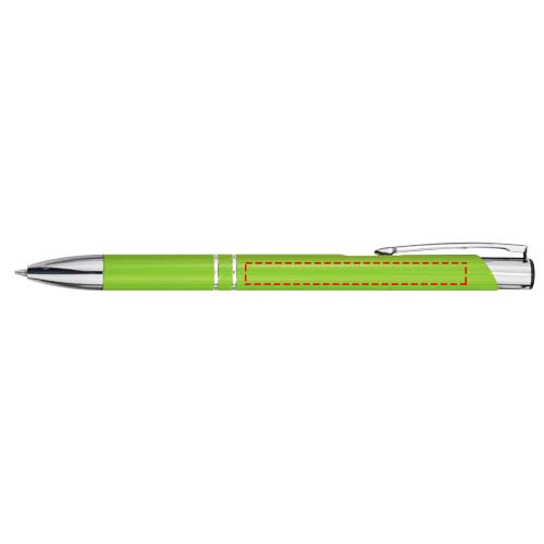 Moneta alumiiniumist pastapliiats logoga – sinine tint: Cap · Padprint