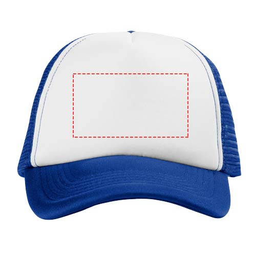 Casquette Trucker à 5 panneaux: Face avant · Sublimation