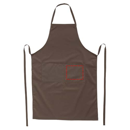 Tablier 240 g/m² Viera: Poche gauche · Transfert DTF