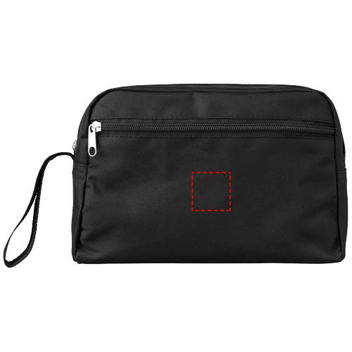 Tranzīta tualetes piederumu soma: Front · Embroidery fixed