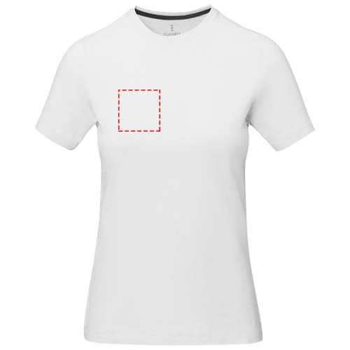 Nanaimo short sleeve women's t-shirt: Right chest · Screenprint