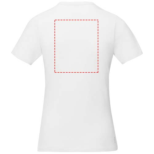 Nanaimo short sleeve women's t-shirt: Impact upper back · DTF Transfer