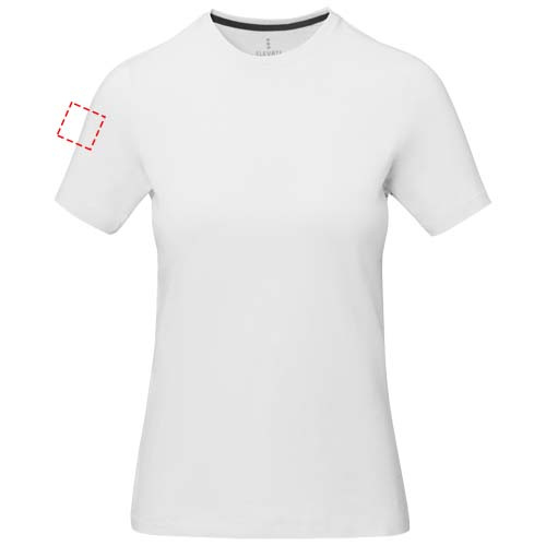 Nanaimo short sleeve women's t-shirt: Right bicep · Embroidery fixed