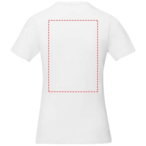 Nanaimo short sleeve women's t-shirt: Impact upper back · Screenprint