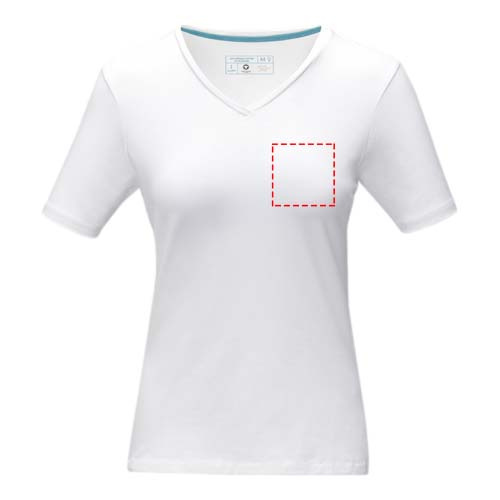 Kawartha kortärmad ekologisk damtröja: Left chest · DTF Transfer