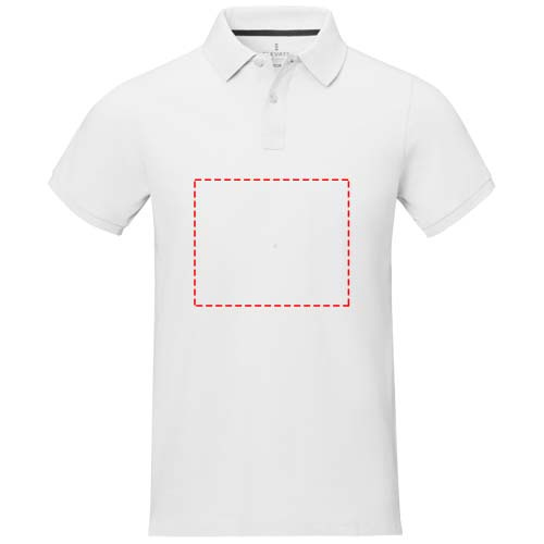 Polo homme à manches courtes Calgary: Impact – toute la face avant · Transfert