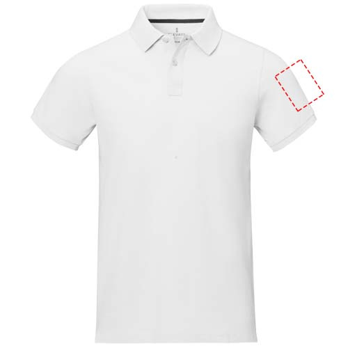 Polo homme à manches courtes Calgary: Biceps gauche · Transfert