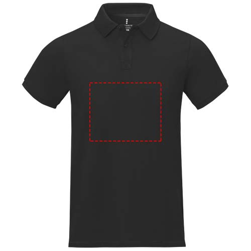 Polo homme à manches courtes Calgary: Impact – toute la face avant · Transfert