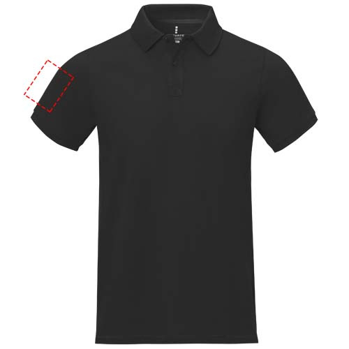 Polo homme à manches courtes Calgary: Biceps droit · Transfert DTF