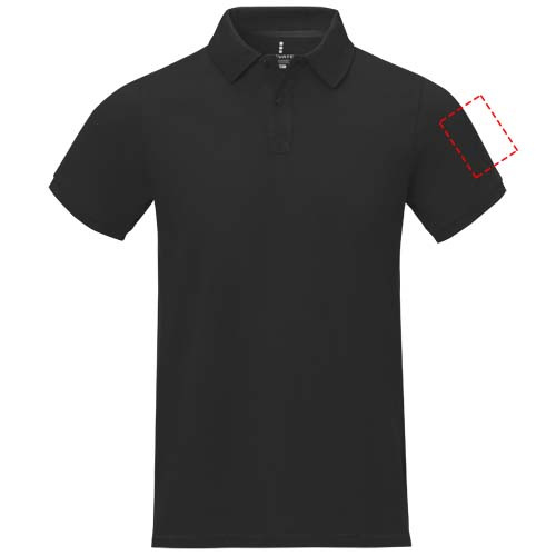Polo homme à manches courtes Calgary: Biceps gauche · Transfert