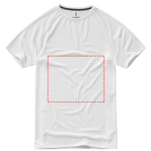 T-shirt homme cool fit à manches courtes Niagara: Impact – toute la face avant · Transfert DTF