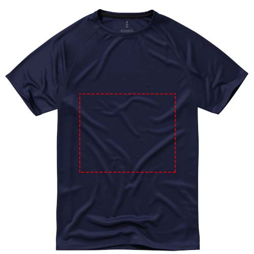T-shirt homme cool fit à manches courtes Niagara: Biceps droit · Transfert DTF