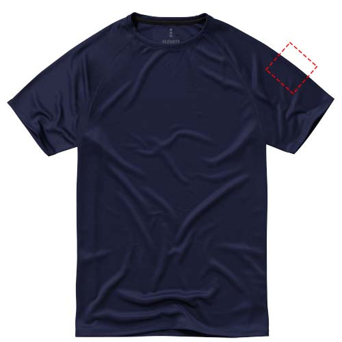 T-shirt homme cool fit à manches courtes Niagara: Biceps gauche · Transfert