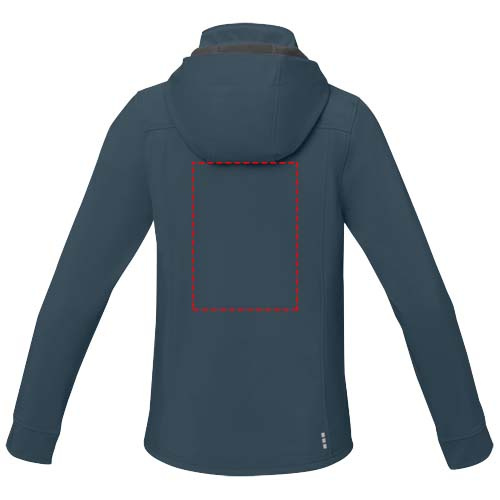 Veste softshell femme Langley: Biceps gauche · Broderie — variante « fixed »
