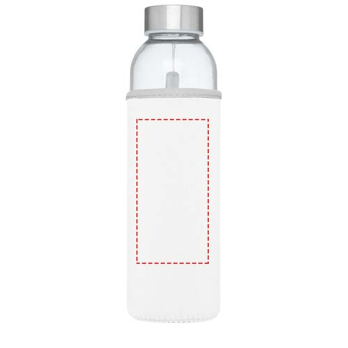 Спортивная бутылка Bodhi из стекла объемом 500 мл: Pouch · Screenprint