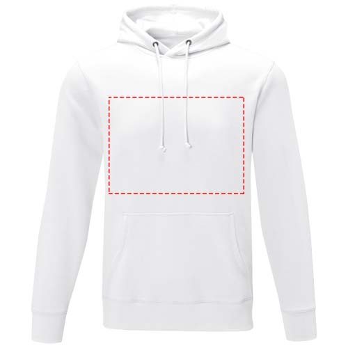Sweat à capuche homme Charon: Impact – toute la face avant · Sérigraphie