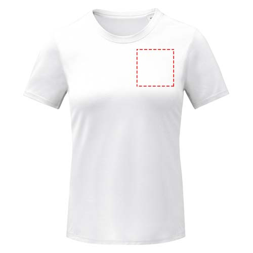 T-shirt femme à manches courtes, finition cool-fit, Kratos: Impact – toute la face avant · Sérigraphie