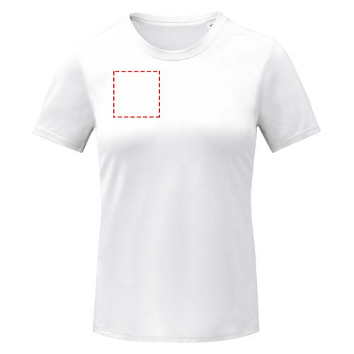 T-shirt femme à manches courtes, finition cool-fit, Kratos: Impact – toute la face avant · Transfert DTF