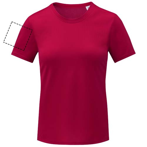 T-shirt femme à manches courtes, finition cool-fit, Kratos: Biceps gauche · Transfert