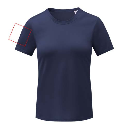 T-shirt femme à manches courtes, finition cool-fit, Kratos: Biceps gauche · Transfert