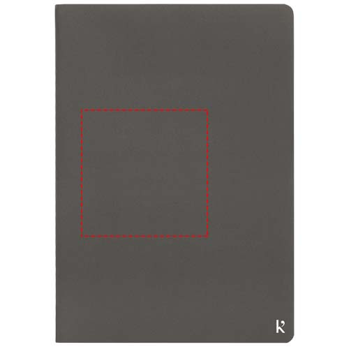 Комплект из двух блокнотов Karst® формата A5 с листами из каменной бумаги: 1st notebook · Hot stamping