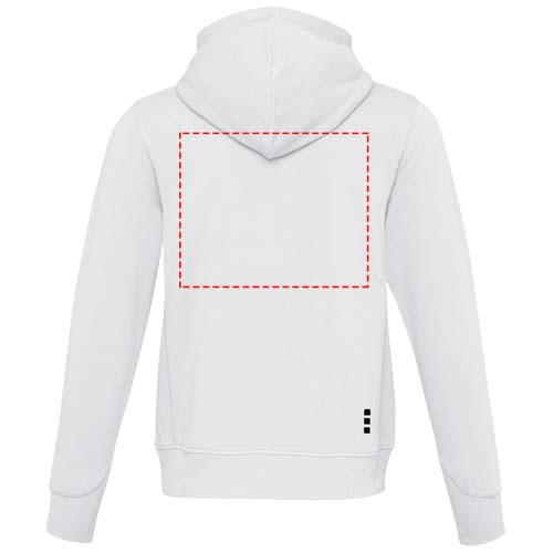 Sweat à capuche unisexe Laguna: Biceps gauche · Broderie — variante « fixed »