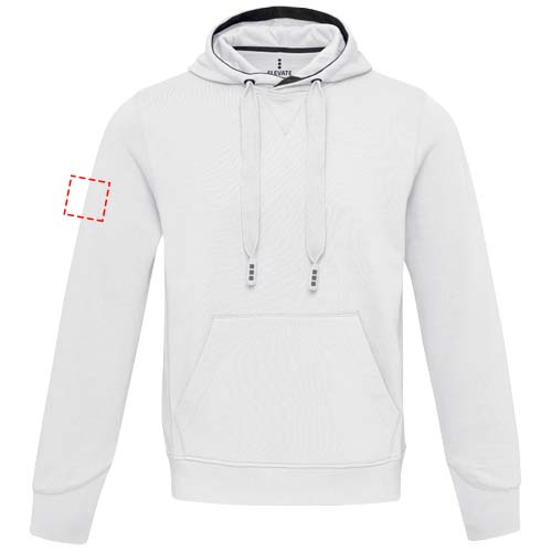 Sweat à capuche unisexe Laguna: Biceps droit · Broderie — variante « fixed »