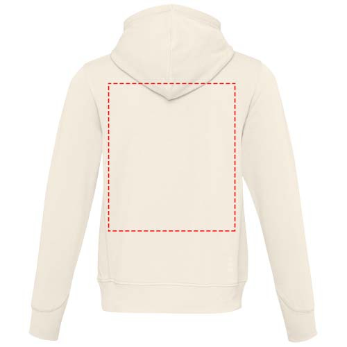 Sweat à capuche unisexe Laguna: Impact – haut du dos · Sérigraphie