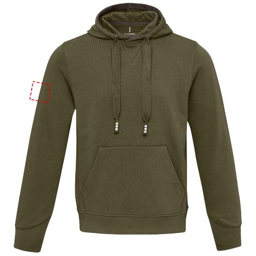 Sweat à capuche unisexe Laguna: Biceps droit · Broderie — variante « fixed »