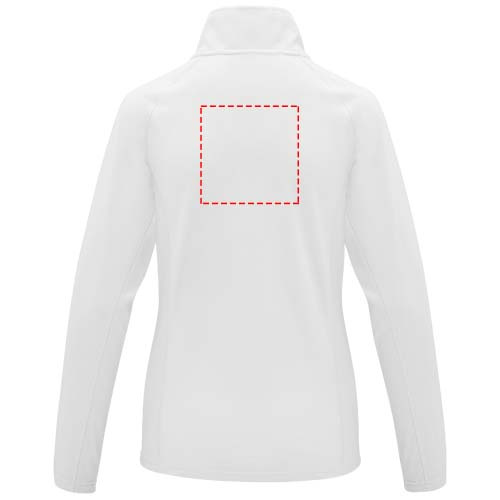 Veste polaire femme Zelus: Biceps gauche · Broderie — variante « fixed »