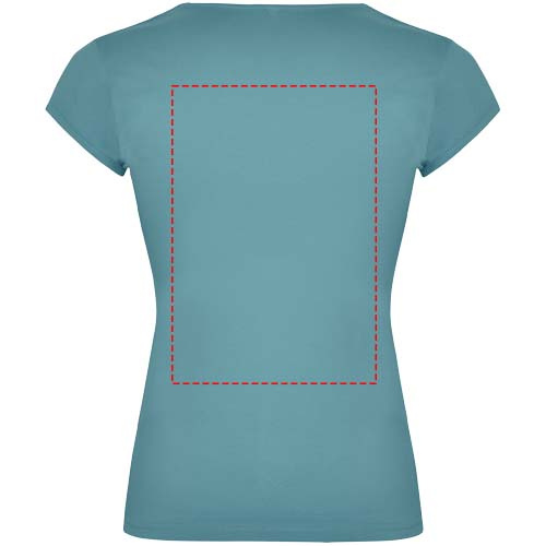 Belice sieviešu t-krekls ar īsām piedurknēm: Impact upper back · Screenprint