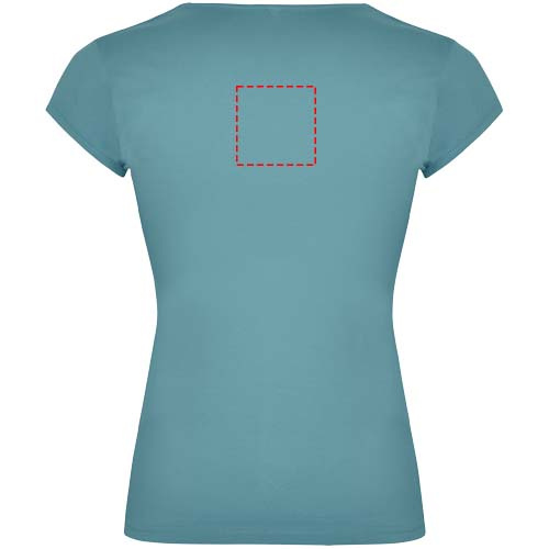 Belice sieviešu t-krekls ar īsām piedurknēm: Impact upper back · Embroidery fixed