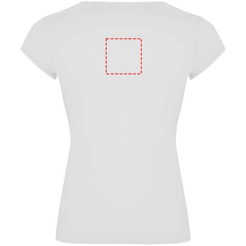 Belice sieviešu t-krekls ar īsām piedurknēm: Impact upper back · Embroidery fixed