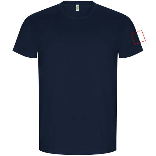 Мужская футболка Golden с коротким рукавом: Left bicep · Embroidery fixed