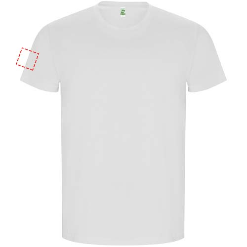 Мужская футболка Golden с коротким рукавом: Right bicep · Embroidery fixed