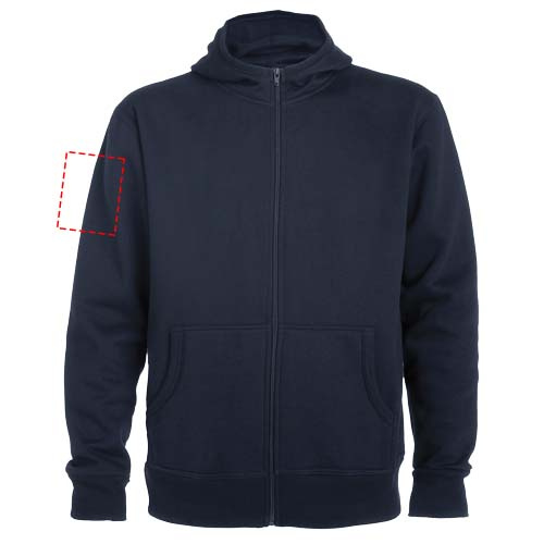 Sweat-shirt unisexe zippé à capuche Montblanc: Biceps droit · Transfert DTF