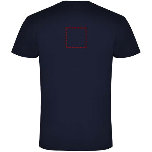 Samojedo vyriški marškinėliai trumpomis rankovėmis V formos iškirpte: Impact upper back · Embroidery fixed