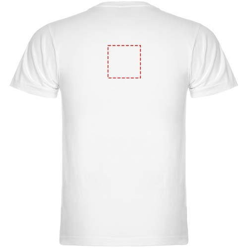Samojedo vyriški marškinėliai trumpomis rankovėmis V formos iškirpte: Impact upper back · Embroidery fixed