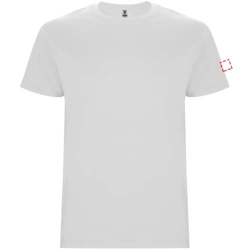 Детская футболка Stafford с коротким рукавом: Left bicep · Embroidery fixed