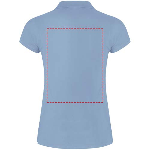Žvaigždžių moteriškas polo trumpomis rankovėmis: Impact upper back · Screenprint