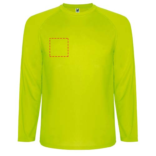 Montecarlo Langarm Sport-Shirt für Männer: Right chest · Embroidery fixed