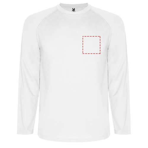 Montecarlo Langarm Sport-Shirt für Männer: Left chest · Embroidery fixed