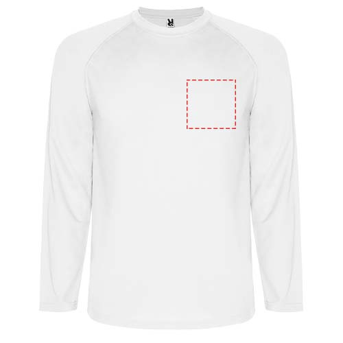 Montecarlo Langarm Sport-Shirt für Männer: Left chest · DTF Transfer