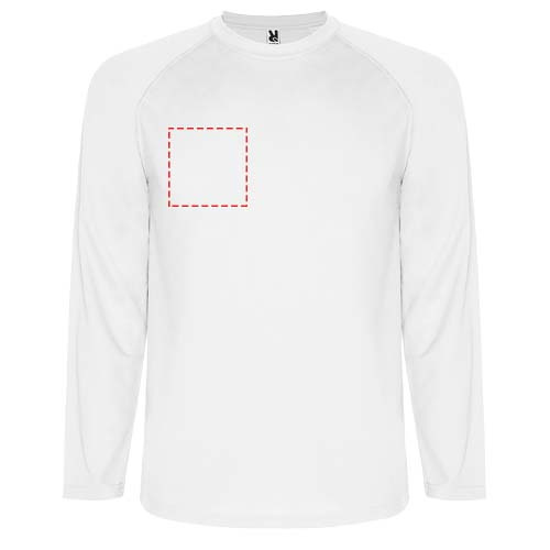 Montecarlo Langarm Sport-Shirt für Männer: Right chest · Transfer