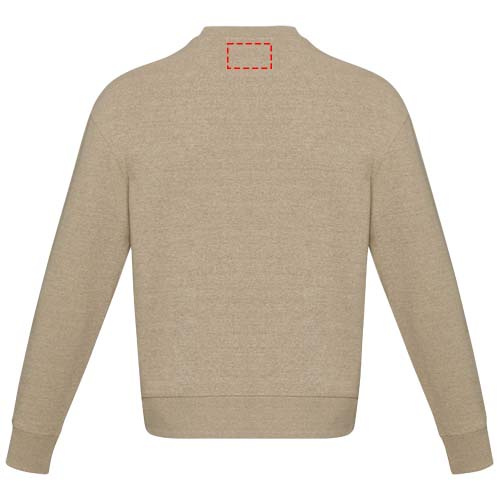 Jet Unisex Aware™ Pullover mit Rundhalsausschnitt aus recyceltem Material: High back · Transfer